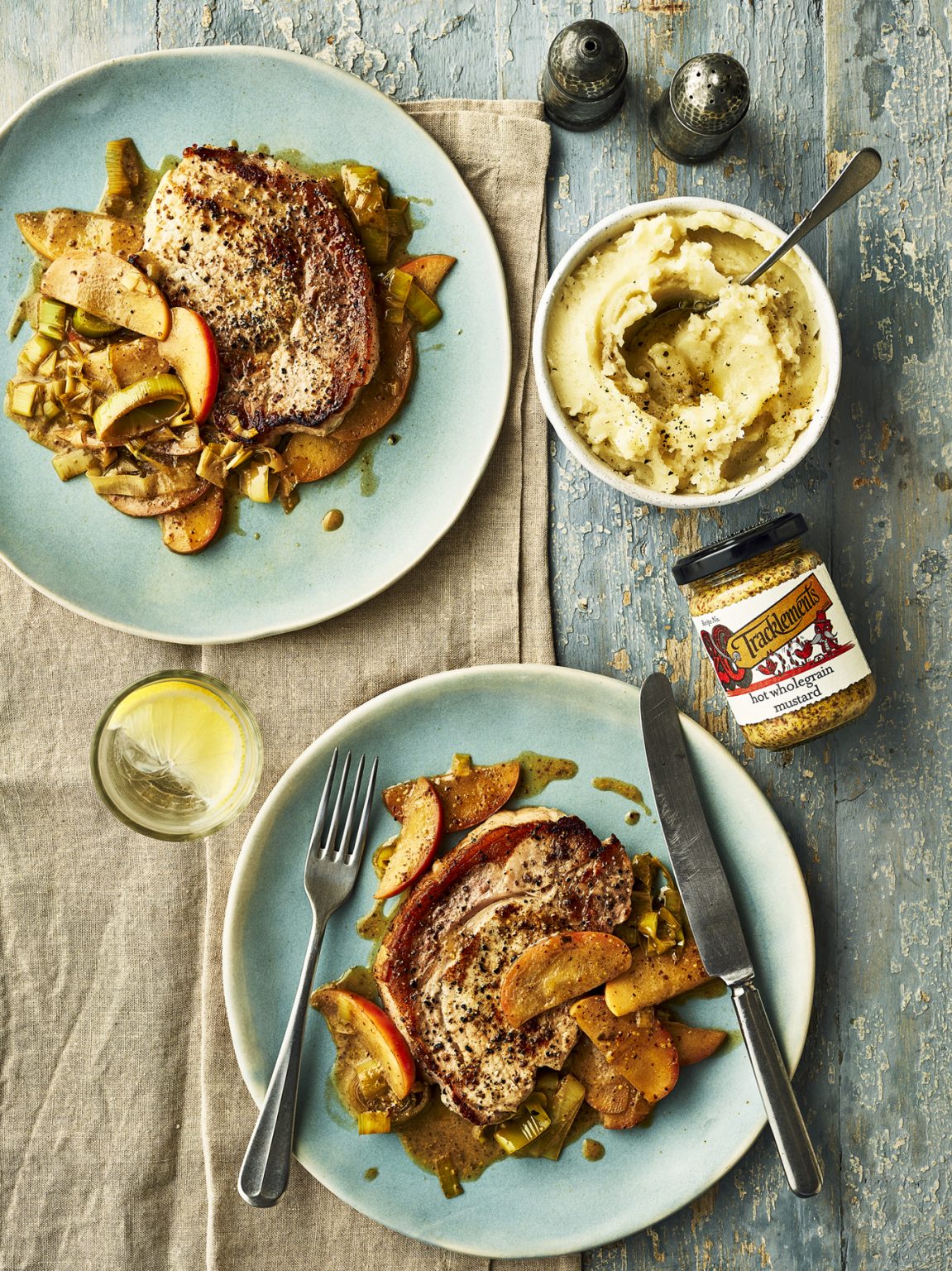 Pork Medallions with Crème Fraîche and Mustard Sauce - Tracklements